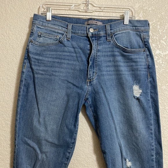 Joe's Jeans Women's Straight Leg Jeans - Distressed Blue - Picture 2 of 10
